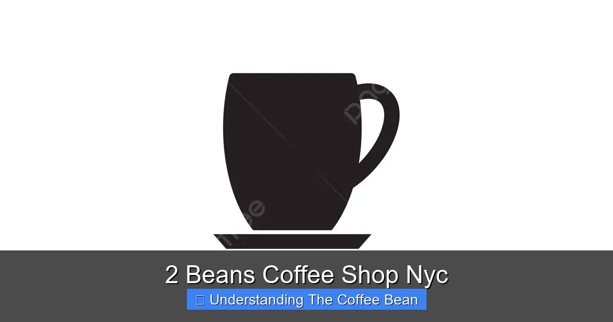 2 Beans Coffee Shop Nyc