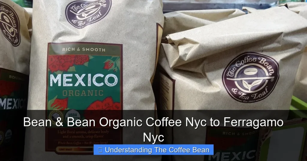 Bean & Bean Organic Coffee Nyc to Ferragamo Nyc