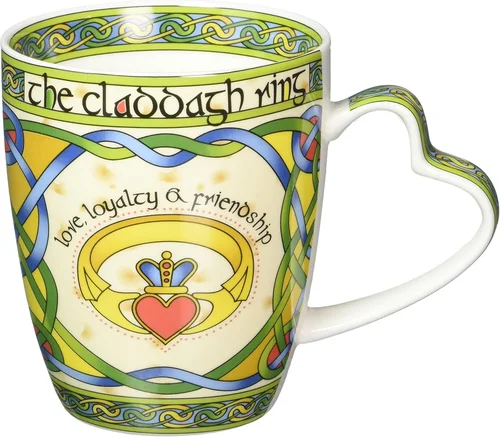 Irish Claddagh Ring Bone China