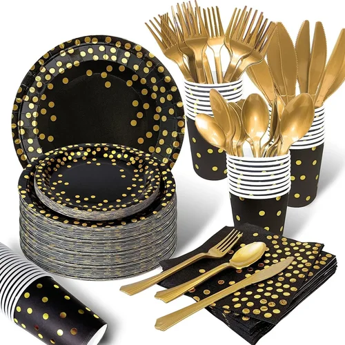 AIRE 175PCS Black and Gold Pap
