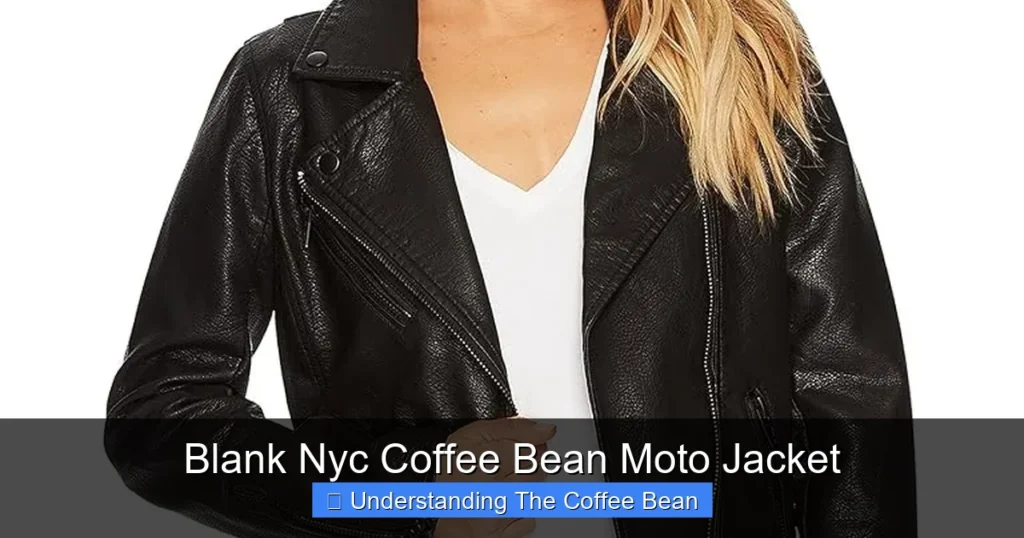 Blank Nyc Coffee Bean Moto Jacket
