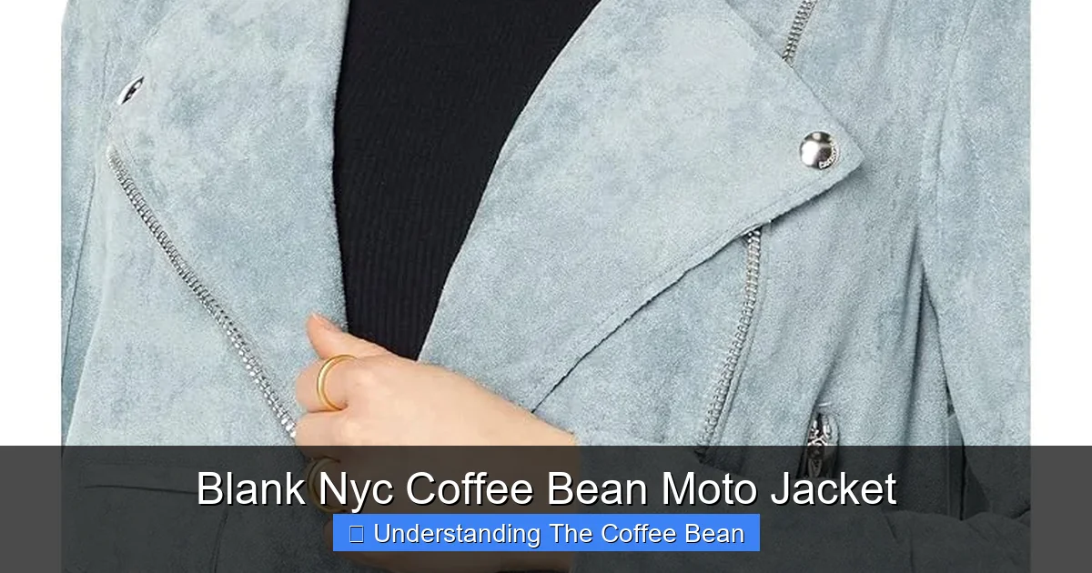 Blank Nyc Coffee Bean Moto Jacket