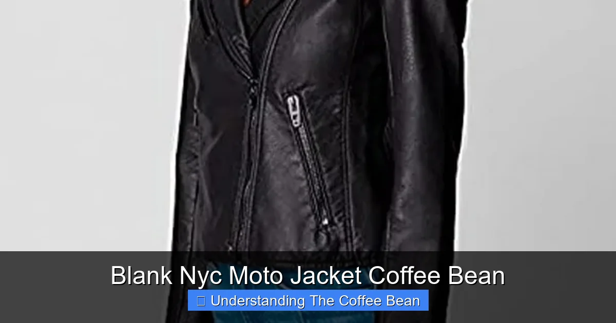 Blank Nyc Moto Jacket Coffee Bean