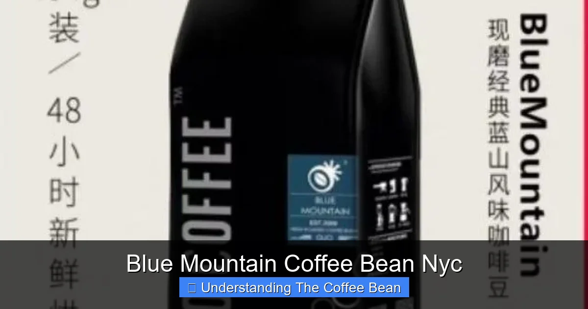 Blue Mountain Coffee Bean Nyc