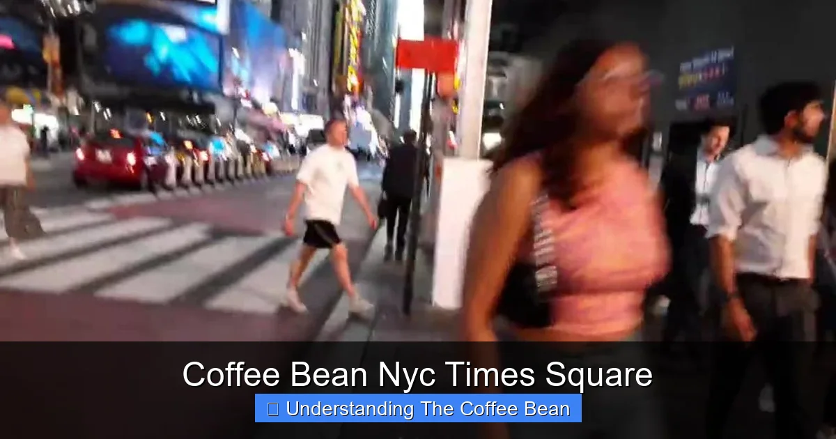 Coffee Bean Nyc Times Square