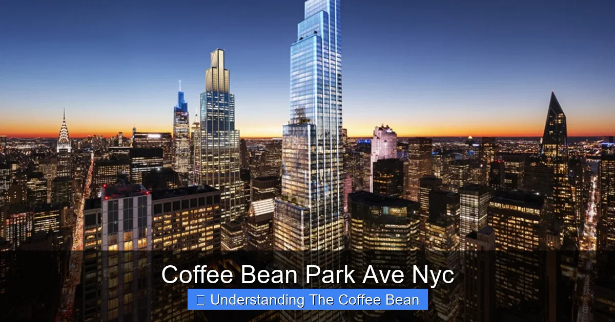 Coffee Bean Park Ave Nyc
