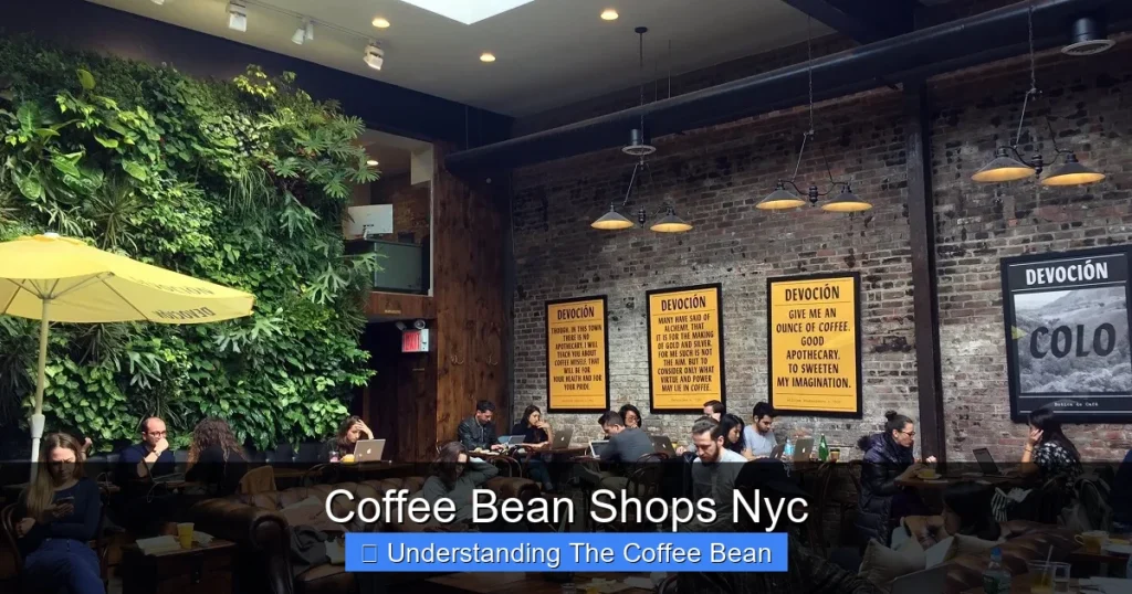 Coffee Bean Shops Nyc