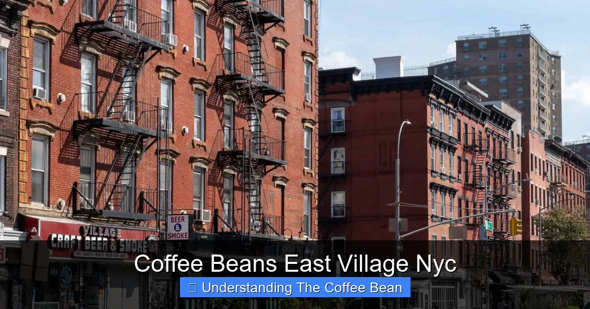 Coffee Beans East Village Nyc