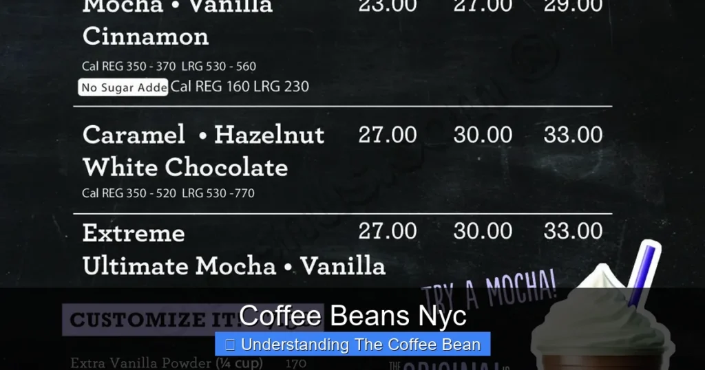 Coffee Beans Nyc