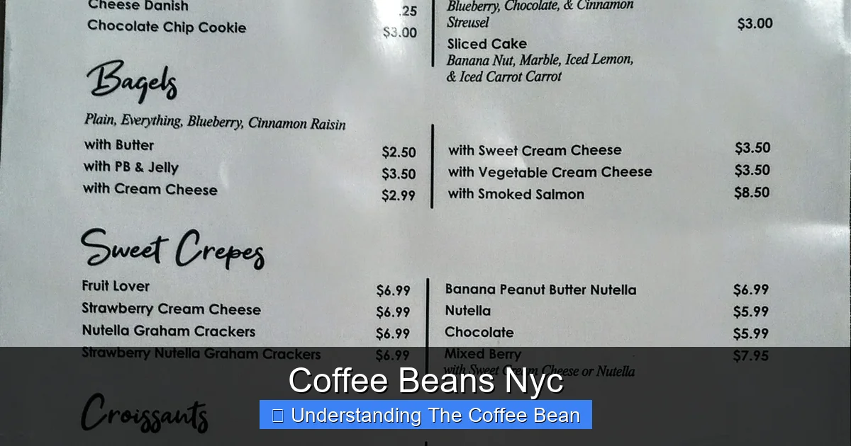 Coffee Beans Nyc
