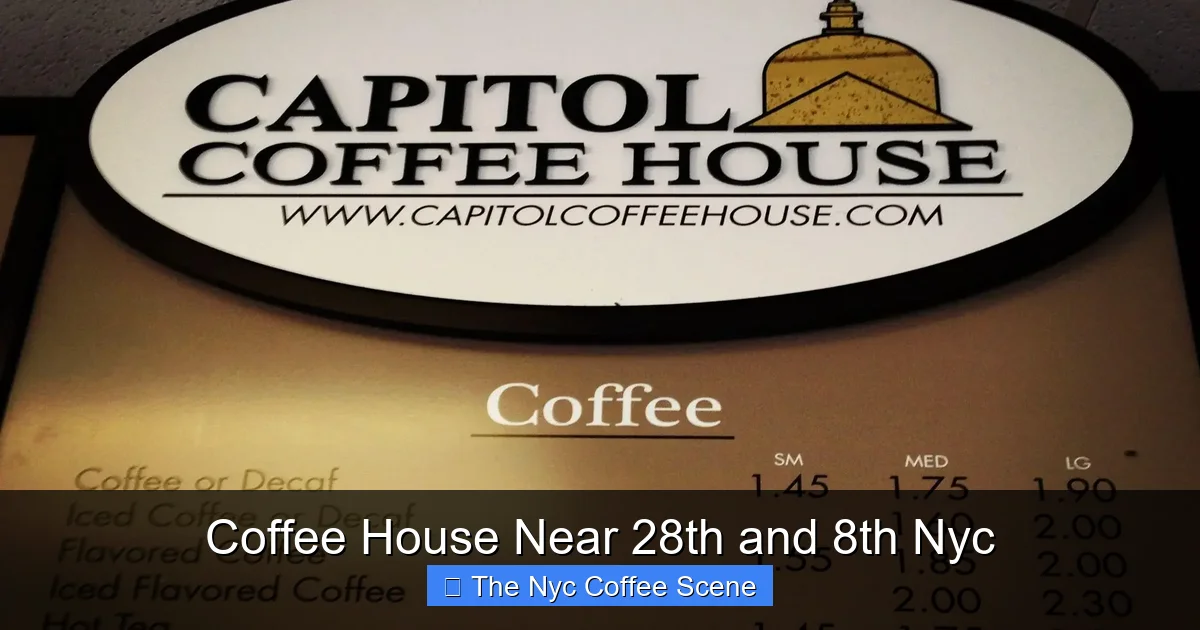 Coffee House Near 28th and 8th Nyc