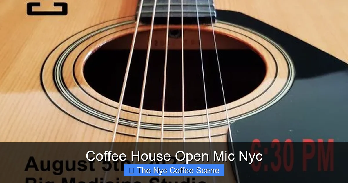 Coffee House Open Mic Nyc