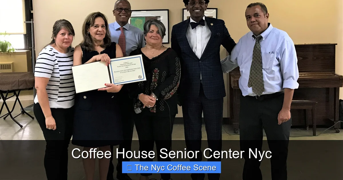 Coffee House Senior Center Nyc