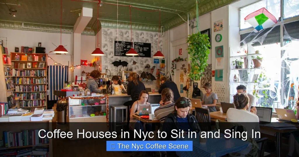 Coffee Houses in Nyc to Sit in and Sing In