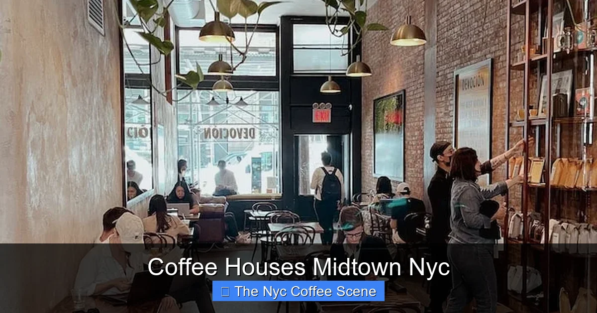 Coffee Houses Midtown Nyc