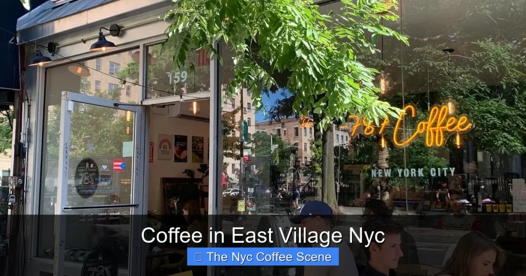Coffee in East Village Nyc