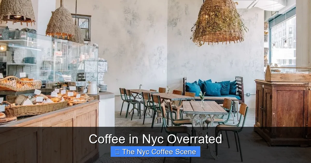 Coffee in Nyc Overrated