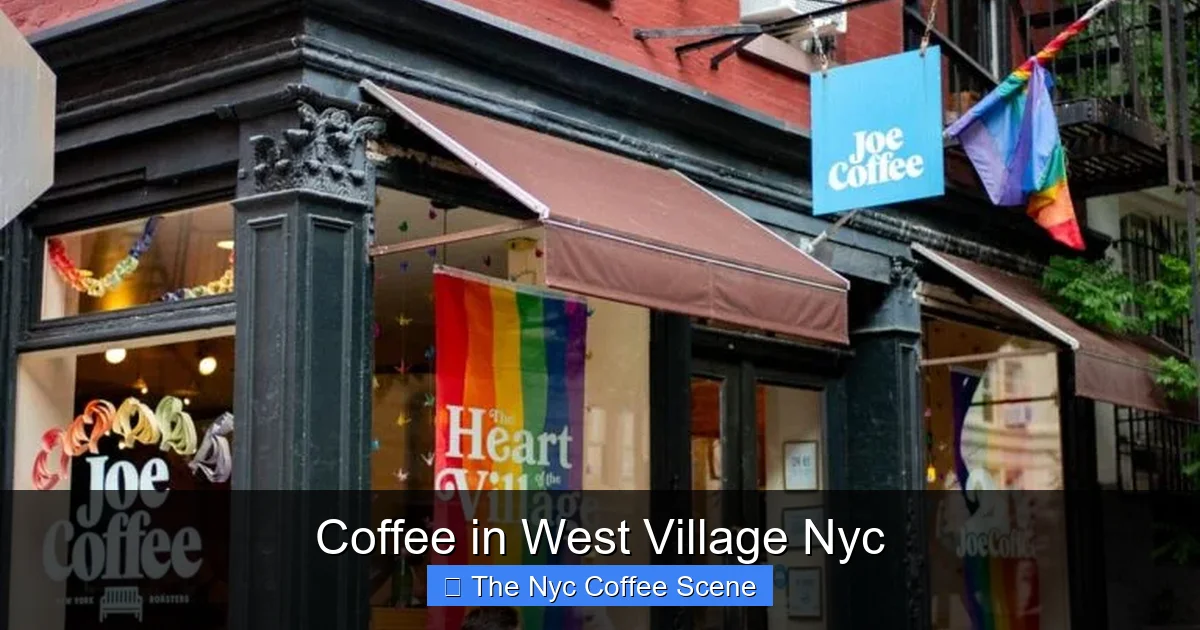 Coffee in West Village Nyc