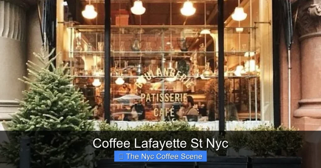 Coffee Lafayette St Nyc