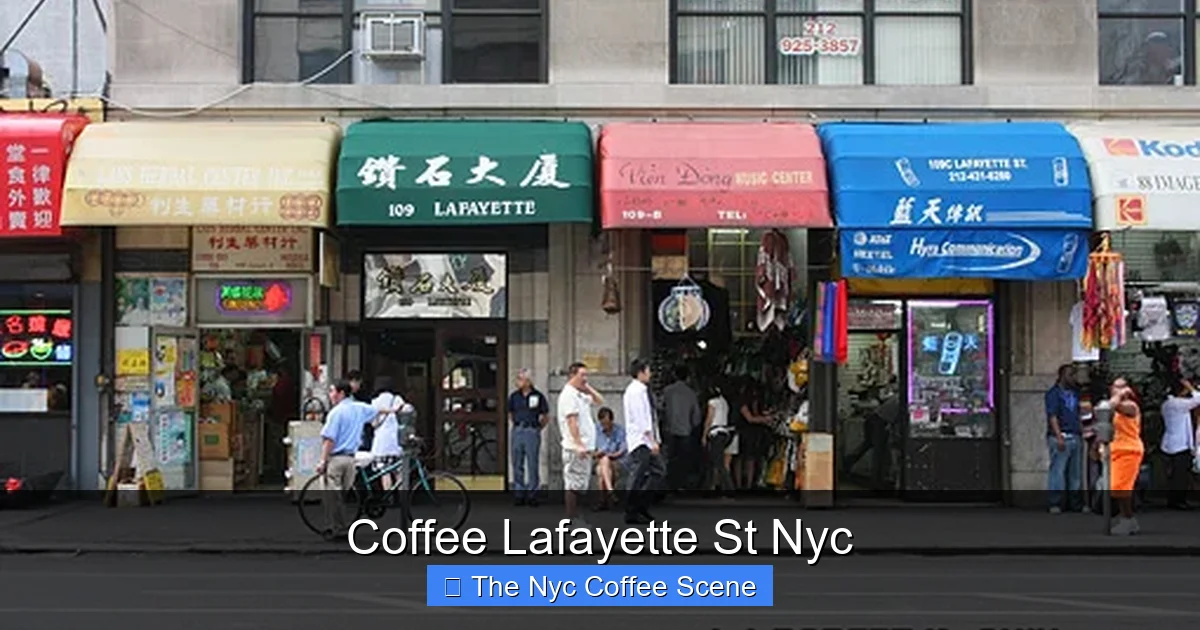 Coffee Lafayette St Nyc