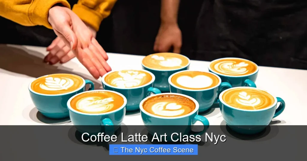 Coffee Latte Art Class Nyc