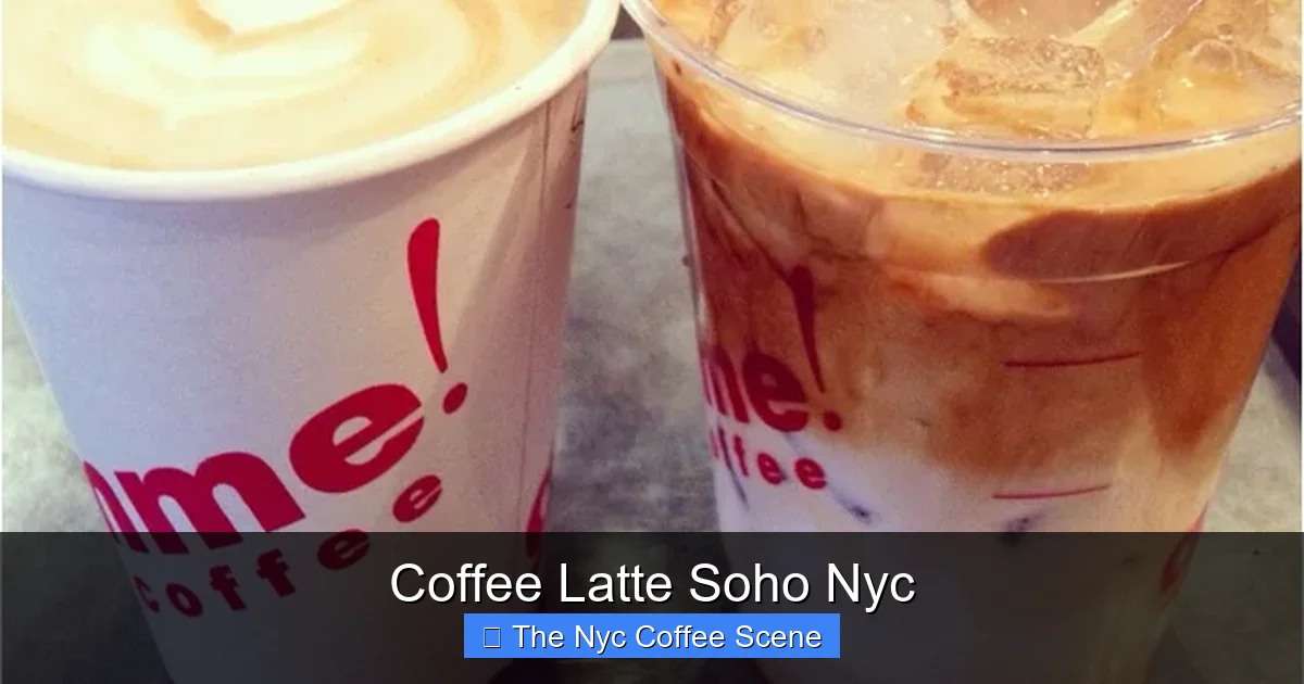 Coffee Latte Soho Nyc