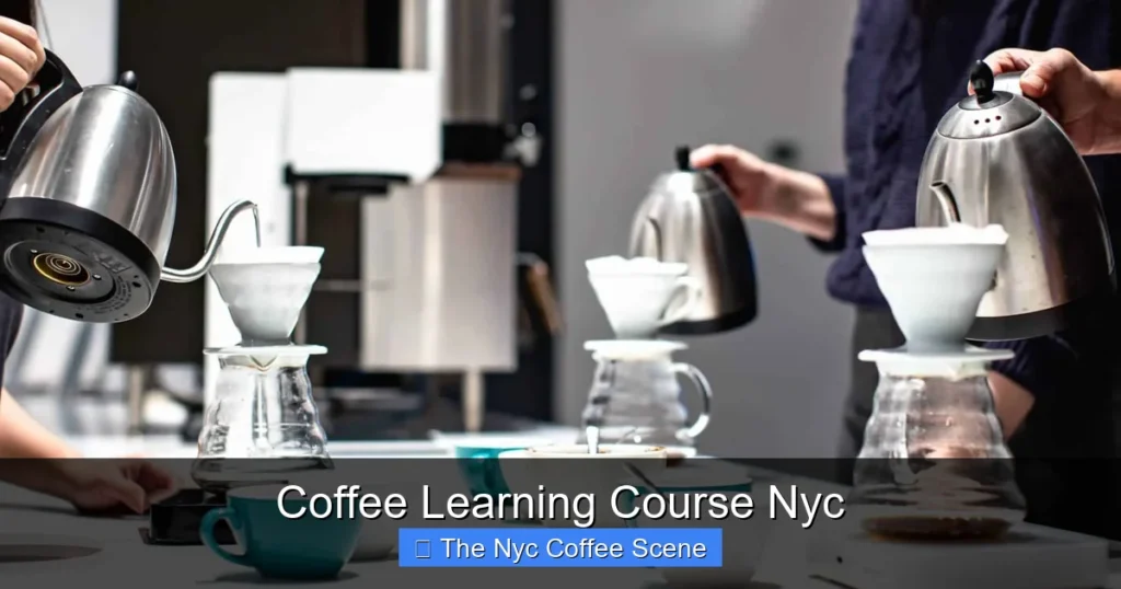 Coffee Learning Course Nyc