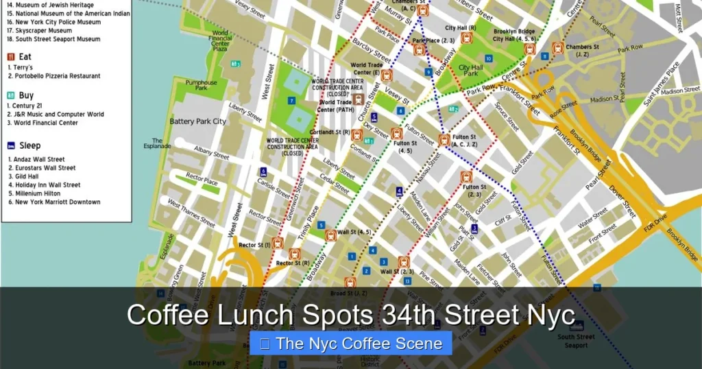 Coffee Lunch Spots 34th Street Nyc