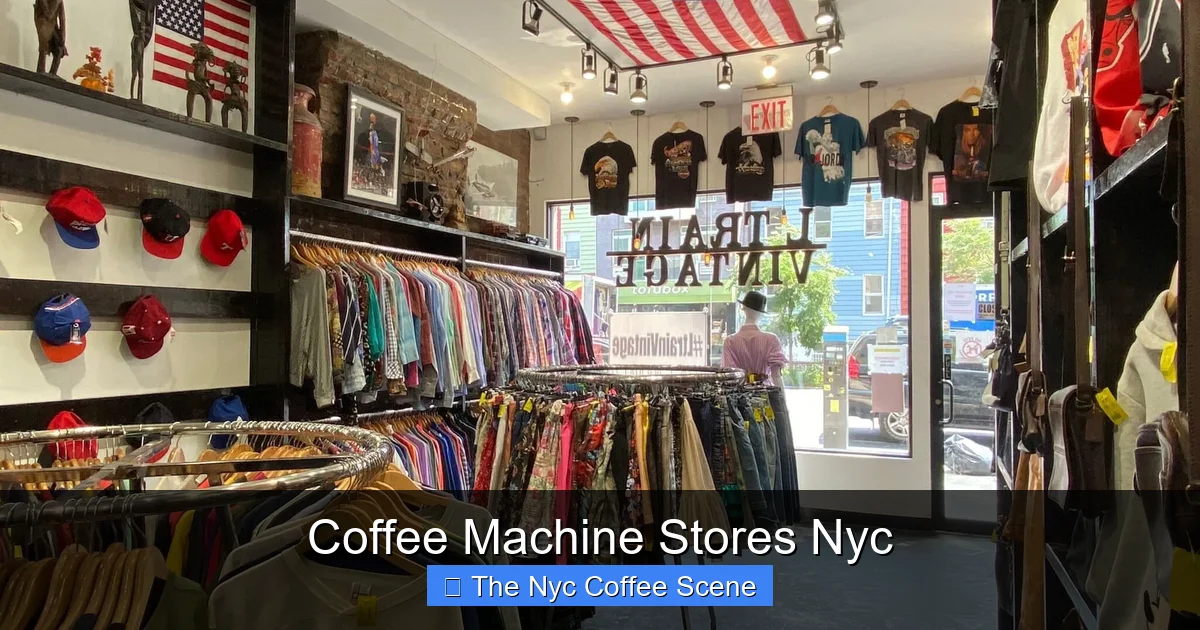 Coffee Machine Stores Nyc