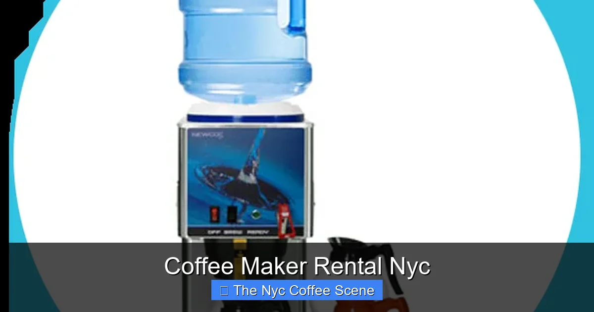 Coffee Maker Rental Nyc