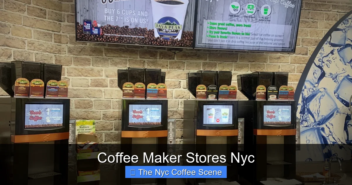 Coffee Maker Stores Nyc