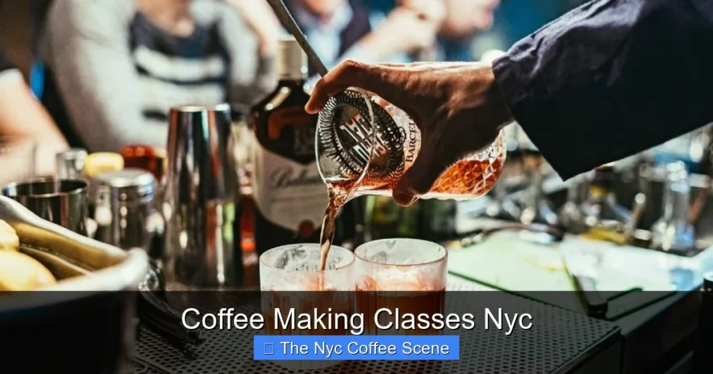 Coffee Making Classes Nyc