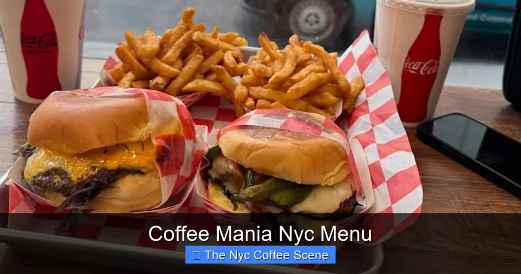 Coffee Mania Nyc Menu