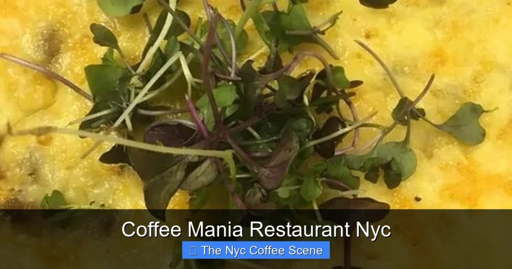 Coffee Mania Restaurant Nyc