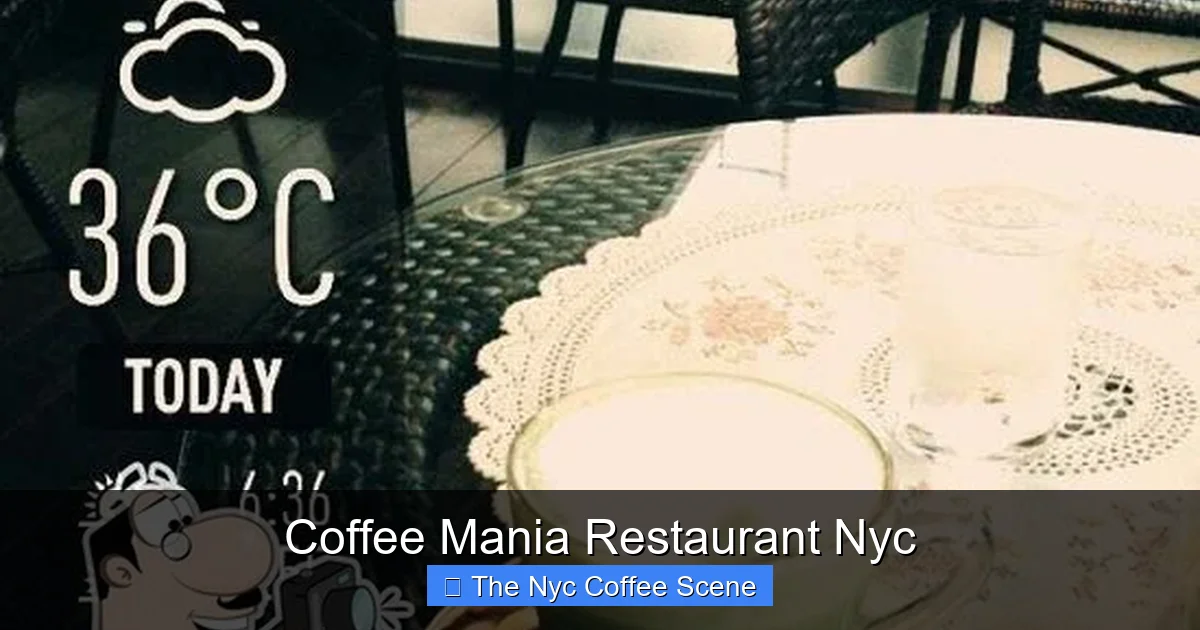Coffee Mania Restaurant Nyc