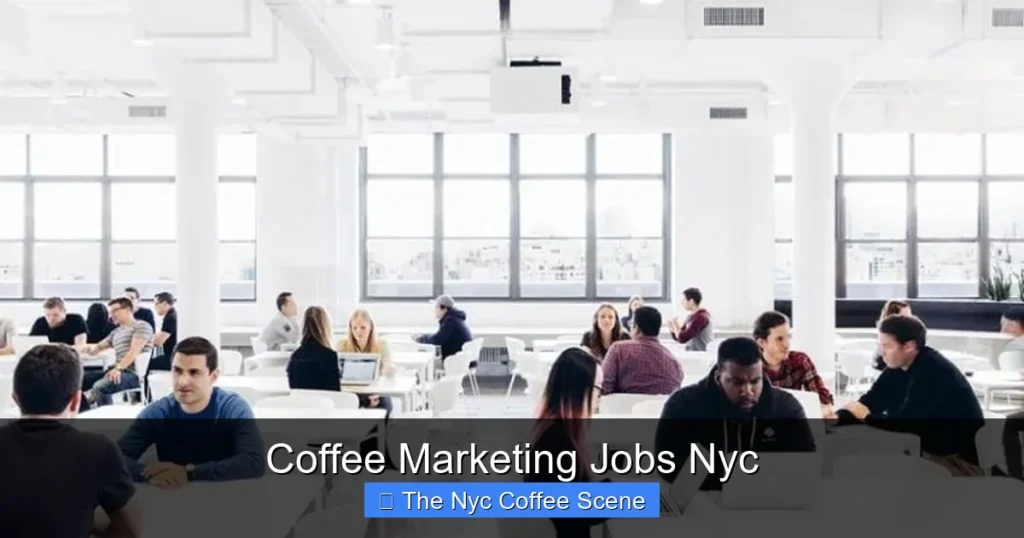 Coffee Marketing Jobs Nyc