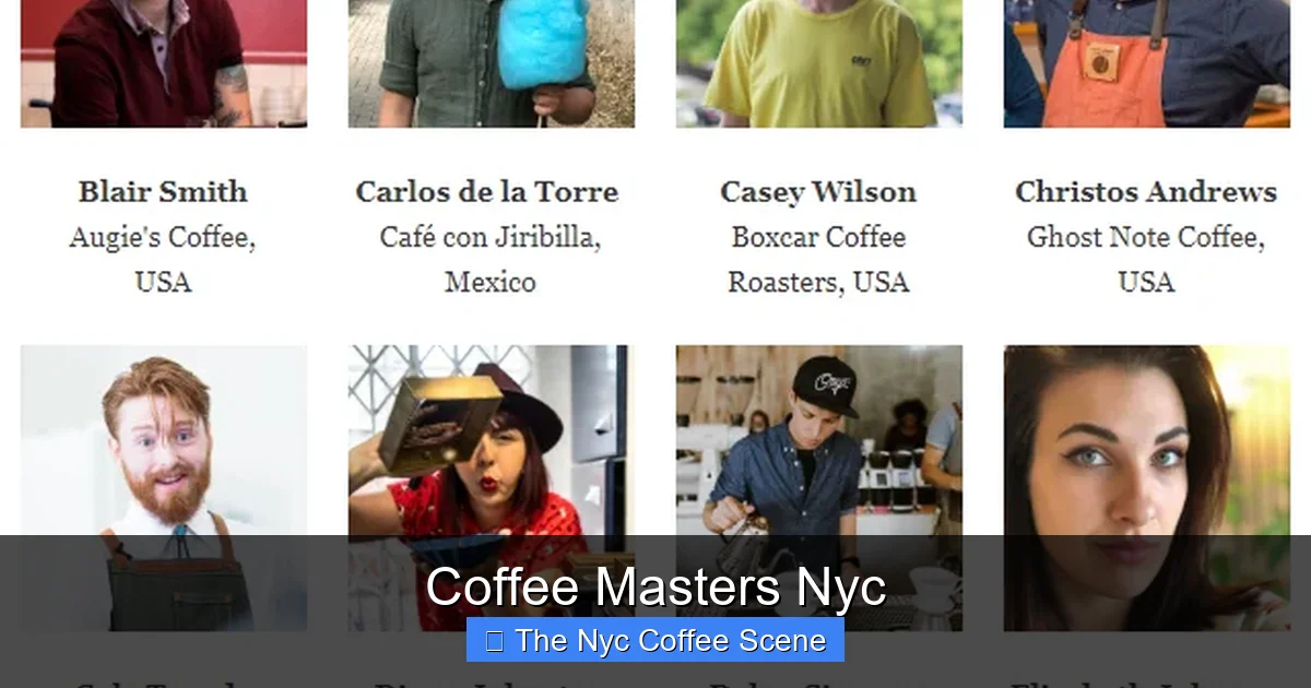 Coffee Masters Nyc