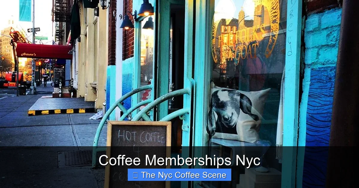 Coffee Memberships Nyc