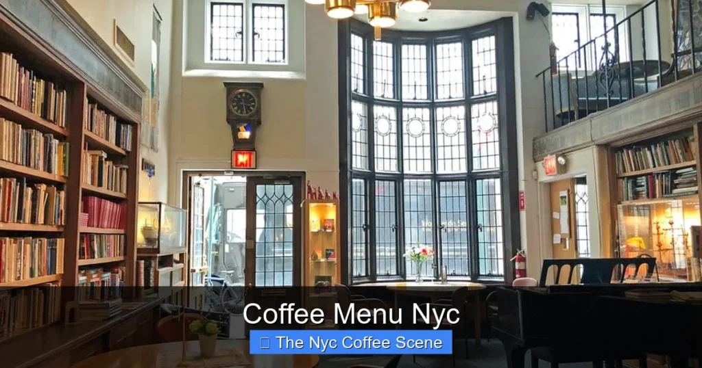 Coffee Menu Nyc