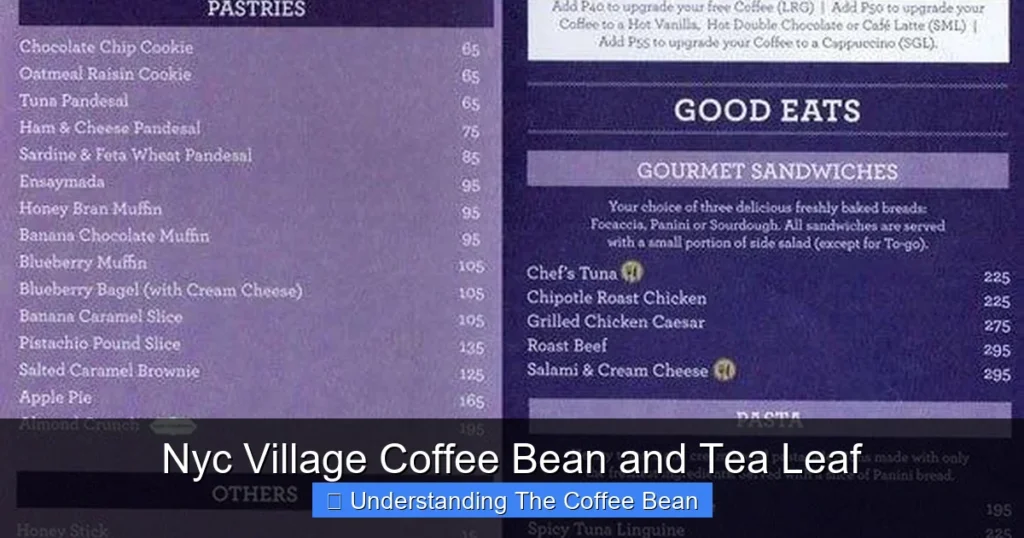 Nyc Village Coffee Bean and Tea Leaf