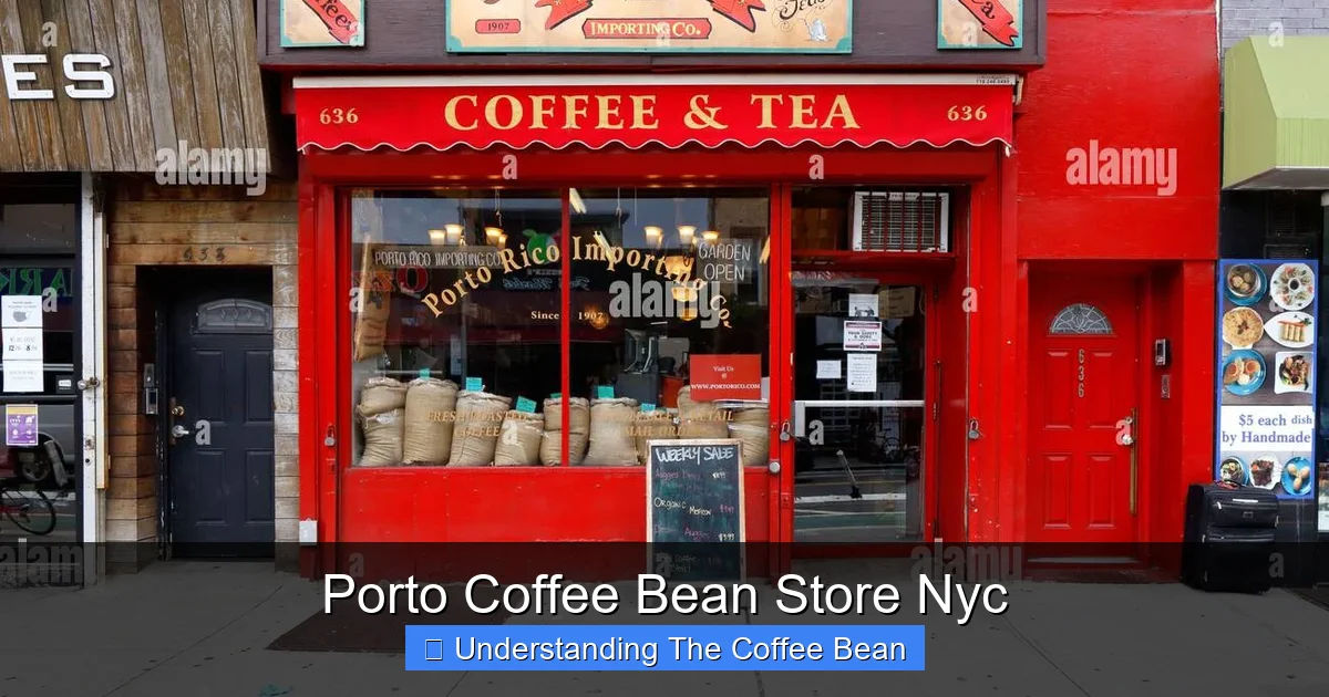 Porto Coffee Bean Store Nyc