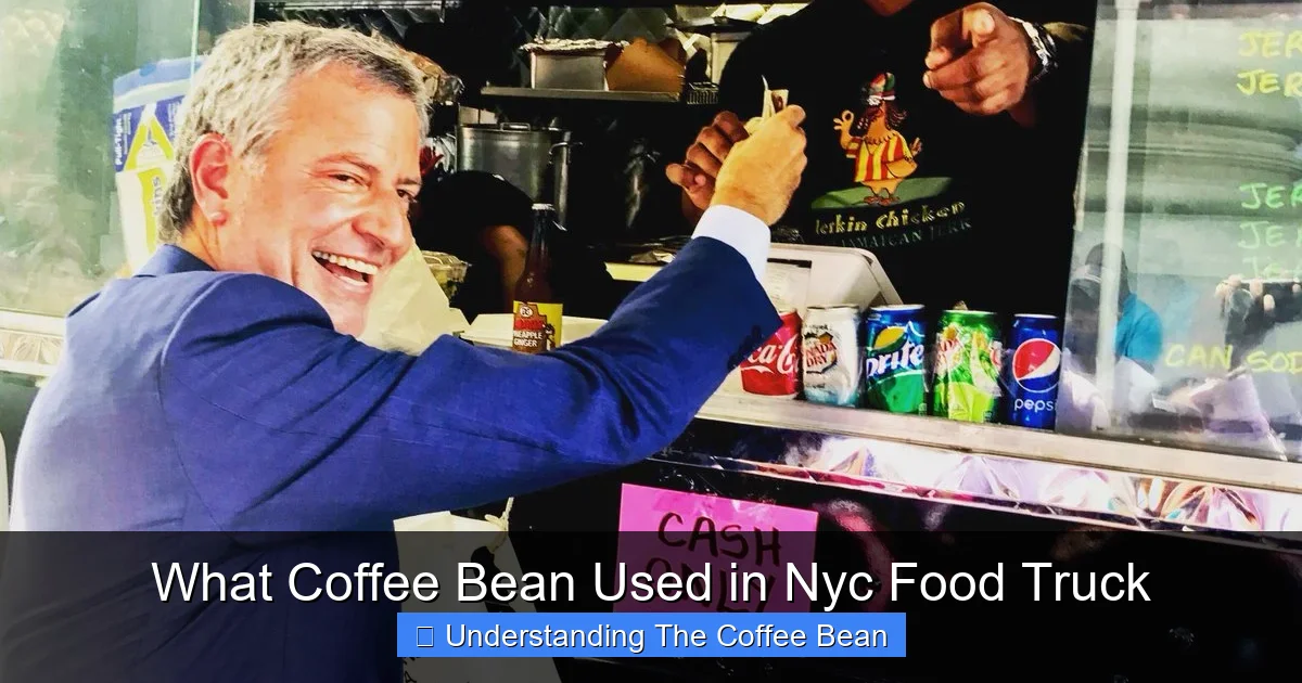 What Coffee Bean Used in Nyc Food Truck