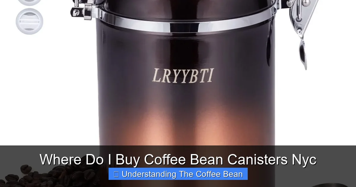 Where Do I Buy Coffee Bean Canisters Nyc