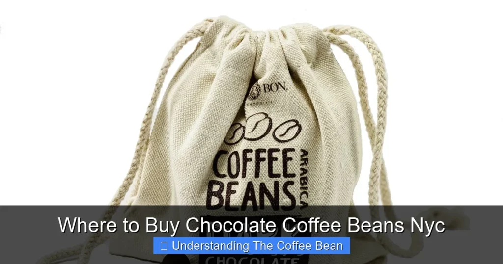 Where to Buy Chocolate Coffee Beans Nyc