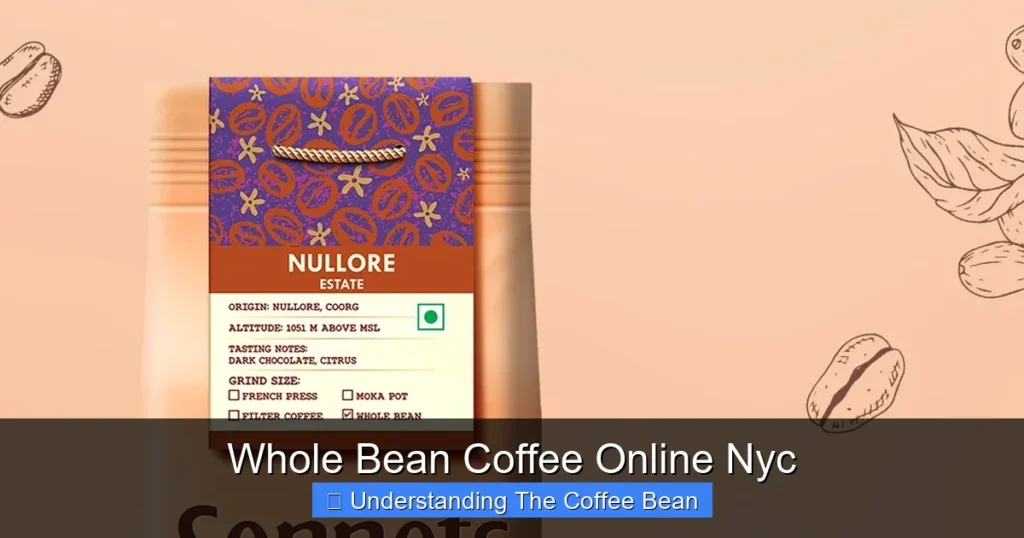 Whole Bean Coffee Online Nyc