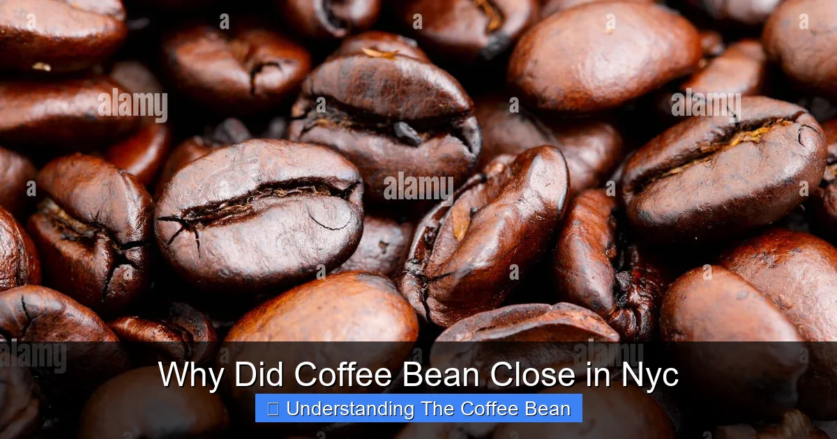 Why Did Coffee Bean Close in Nyc